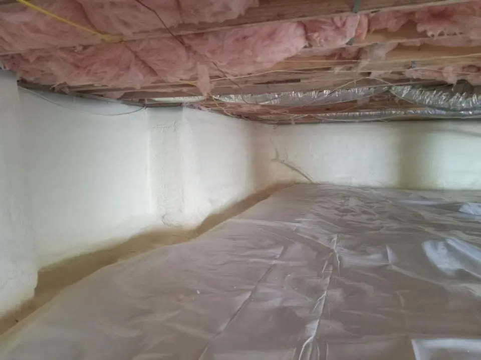 Crawl space encapsulation with closed-cell spray foam for Roof Maintenance in Buenaventura Lakes